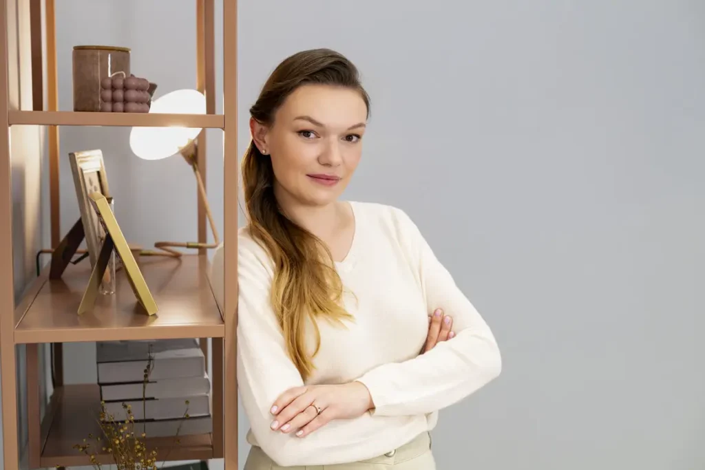 Julia Milczarek w swoim gabinecie psychiatrycznym